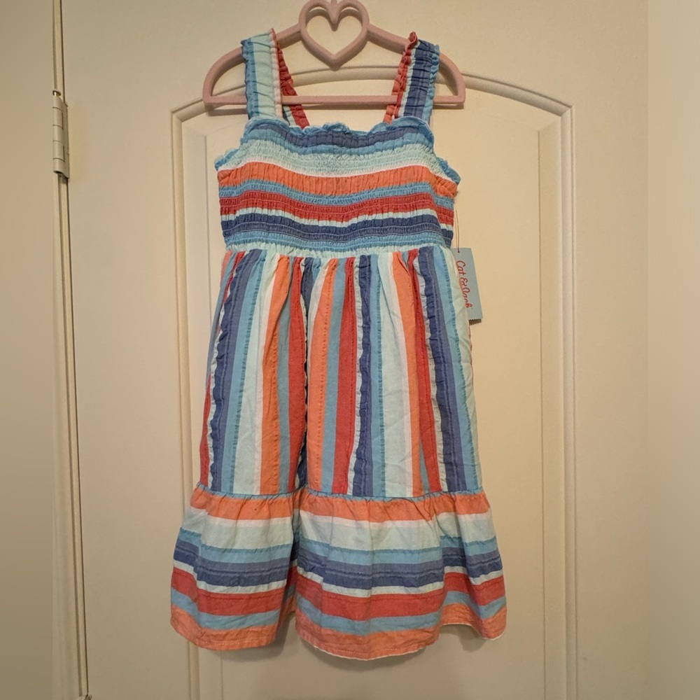 Girls Stripped Cat & Jack Dress